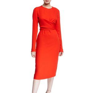 NWT Fame & Partners Peridot Open Back Tie Dress 2